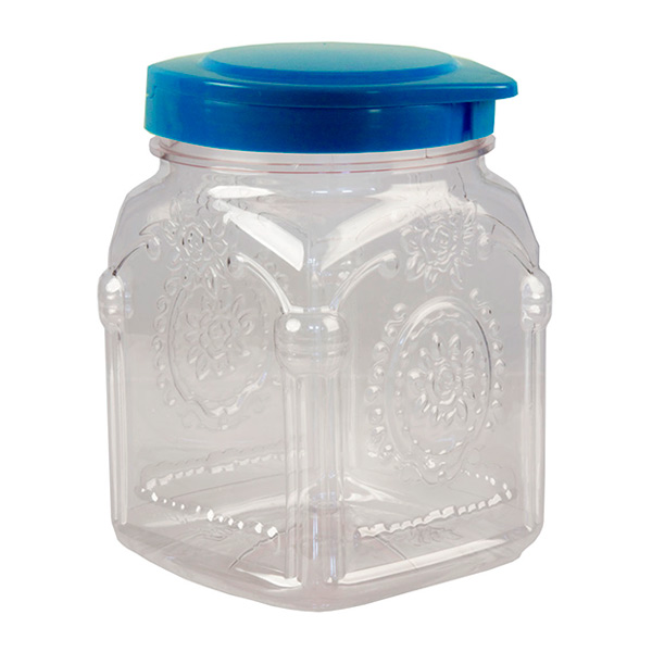 Ёмкость Барокко с крышкой на защёлке ПЭТ, 1,5 л 