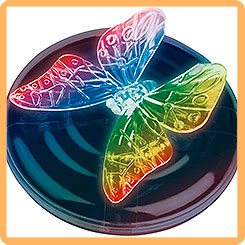 Светильник на солнечной батарее садовый Magic Butterfly, плавающий