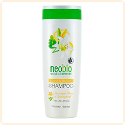 Шампунь для восстановления и блеска волос с Био-лилией и морингой NeoBio, 250 мл