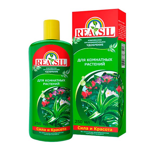 Комплексное органоминеральное удобрение REASIL® (Реасил) для Комнатных растений, 250 мл