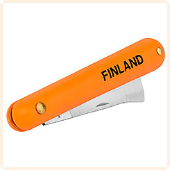 Нож прививочный с прямым лезвием FINLAND (1453)