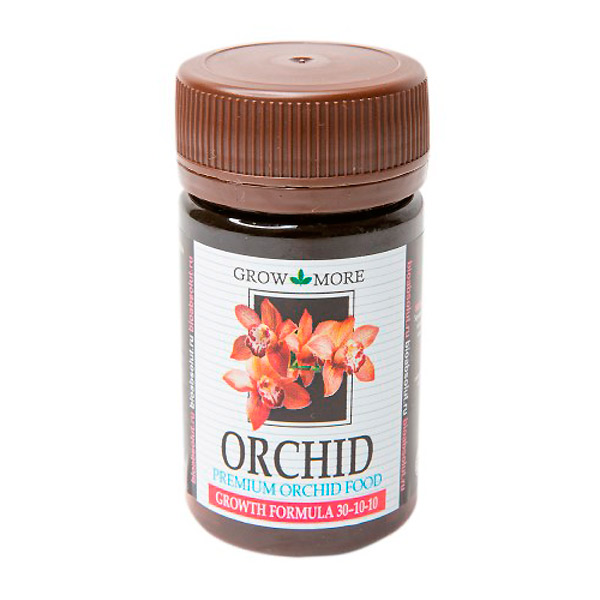 Подкормка для орхидей GROW MORE ORCHID BLOOM FORMULA 30-10-10, 25 г