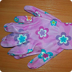 Перчатки садовые Розовая ромашка, XL
