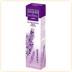 Крем для ног Антибактериальный Herbs of Bulgaria Lavender, 75 мл