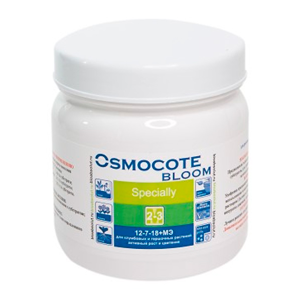 Osmocote (Осмокот) Bloom 2-3 месяца длительность действия, NPK 12-7-18+МЭ, 0,5 кг