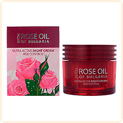 Крем для лица Ночной Ультраактивный Rose Oil of Bulgaria REGINA FLORIS, 50 мл