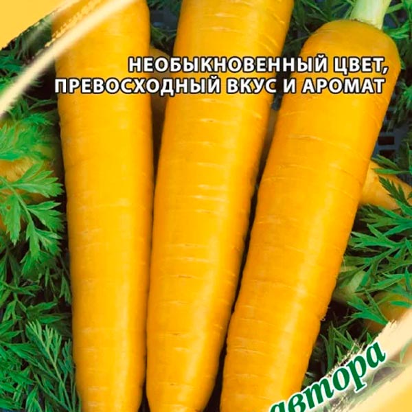 Морковь Карамель Желтая, 100 шт. Семена от автора
