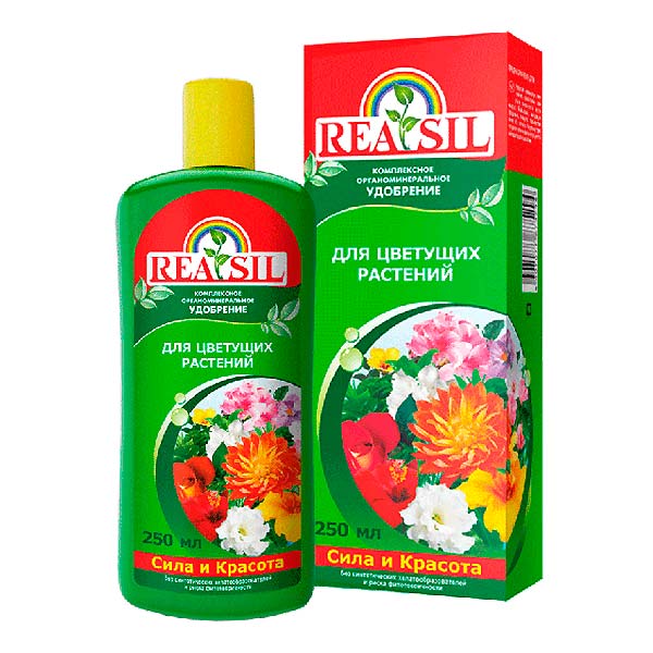 Комплексное органоминеральное удобрение REASIL® (Реасил) для Цветущих растений, 250 мл