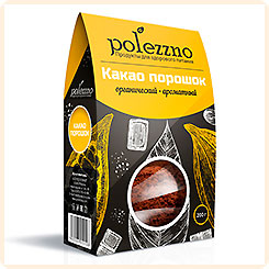 Какао порошок натуральный Polezzno, 200 г