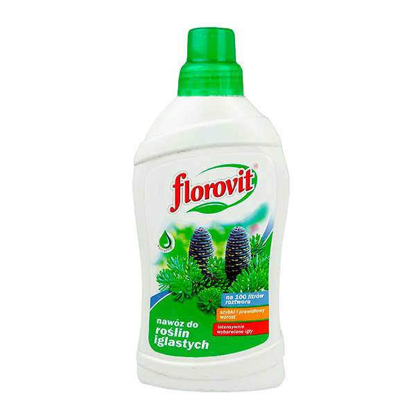 Удобрение жидкое садовое для Хвойных растений Florovit (Флоровит), 1 л