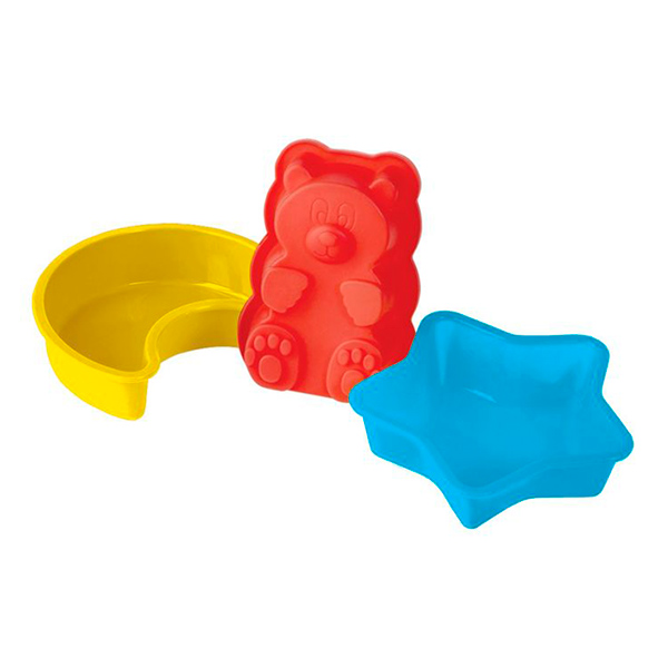 Набор форм для выпечки Мишка на севере 6 предметов Silicone