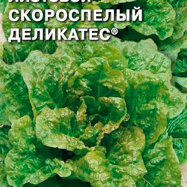 Салат листовой Скороспелый Деликатес ®, 0,5 г
