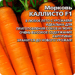 Морковь Каллисто F1, 1 г