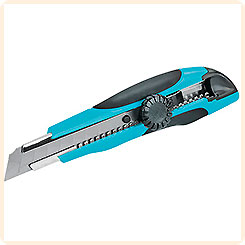 Нож обойный с крутящимся фиксатором, 18 мм (1211)