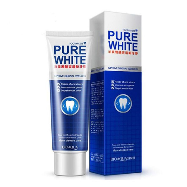 Зубная паста Отбеливающая Pure White Toothpaste BioAqua, 120 г