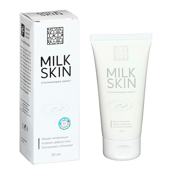 Крем для лица натуральный Отбеливающий Milk Skin (туба), 50 мл